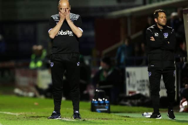 Pompey boss Paul Cook. Picture: Joe Pepler