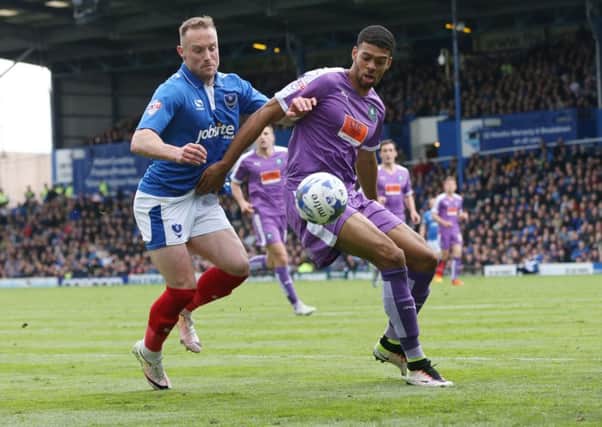 Jake Jervis, right, scored twice as Plymouth built on Saturday's win at Pompey. Picture: Joe Pepler