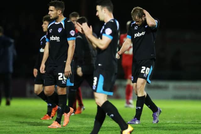 Paul Cook is refusing to point the finger at his players in the wake of the defeat at York. Picture: Joe Pepler