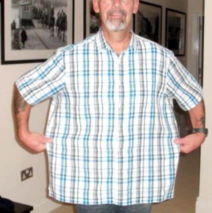 Jeff Clark before his weight loss