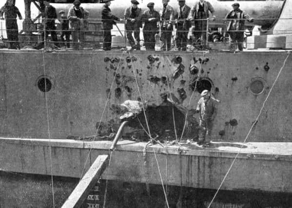 HMS Warspite damage battle of Jutland 1916