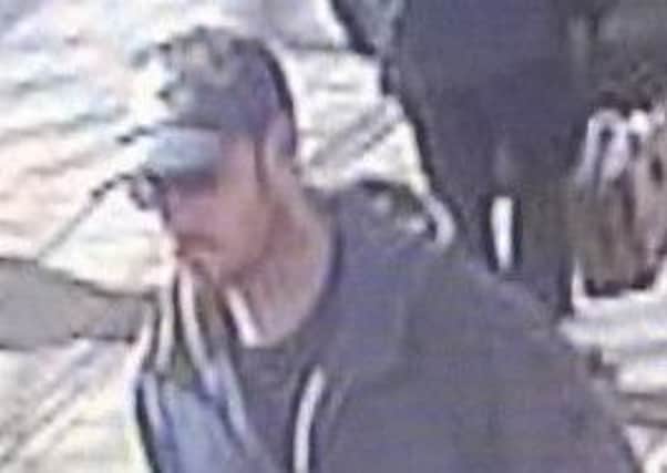 CCTV image released by Hampshire Constabulary investigating hammer attack in Portsmouth.