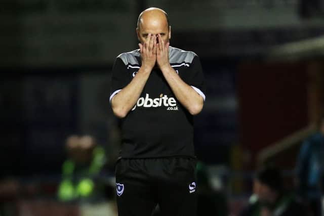 Pompey boss Paul Cook Picture: Joe Pepler