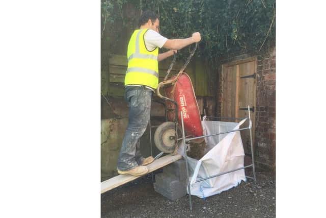 Grant Bramble has invented the Bulk Bag Buddy
