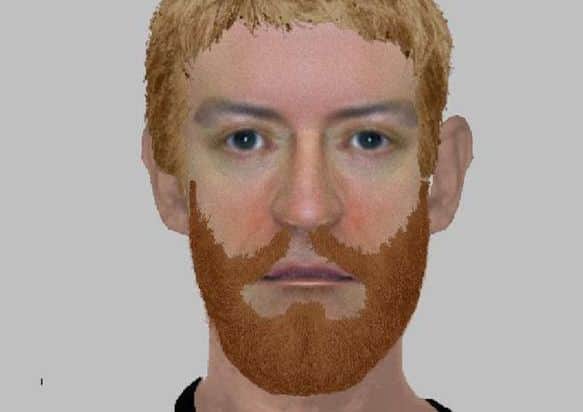 An efit of a man police want to speak to after the hammer attack on a 17-year-old girl in Shearer Road in Buckland, Portsmouth on Monday evening PPP-160414-233422001