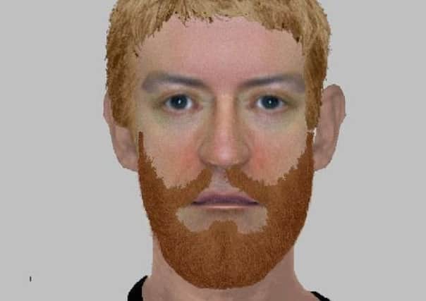 An efit of a man police want to speak to after the hammer attack on a 17-year-old girl in Shearer Road