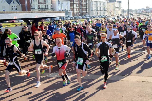 Race two of the Portsmouth Duathlon Series. Picture: Allan Hutchings (160410-842)