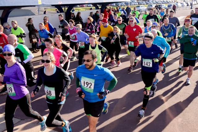 The Portsmouth duathlon race is on. Picture: Allan Hutchings