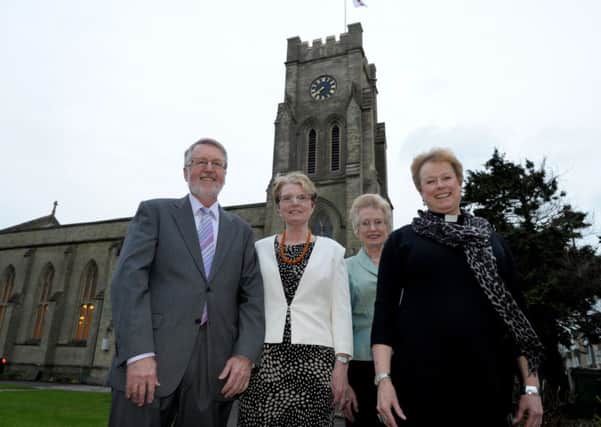 From left, John Holliday, churchwardens Sheila Holliday and Daphne Armstrong and the Rev Sally Davenport 

Picture: Paul Jacobs (160241-6)