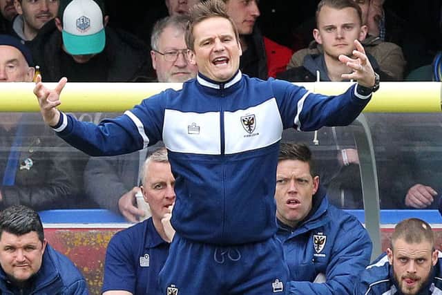 AFC Wimbledon manager Neal Ardley Picture: Sharon Lucey