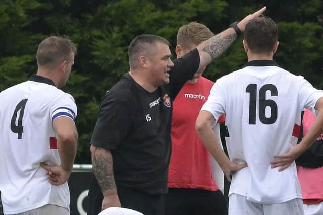Petersfield Town boss Ian Saunders    Picture: Neil Marshall