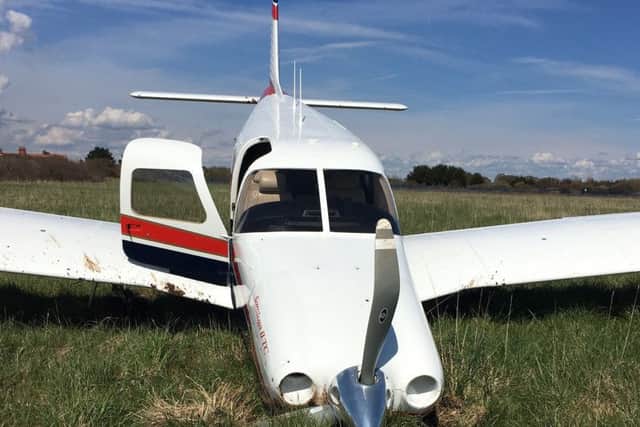 The plane crash at Daedalus airfield in Lee-on-the-Solent this month
