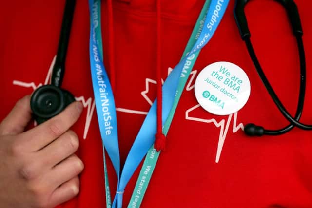 A junior doctor on the picket line