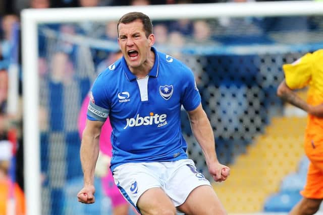 Pompey skipper Michael Doyle Picture: Joe Pepler