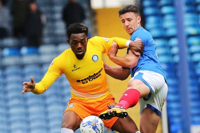 Enda Stevens had another good game at left-back Picture: Joe Pepler