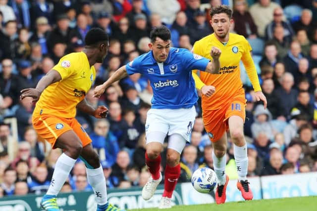 Pompey goalscorer Gary Roberts. Picture: Joe Pepler