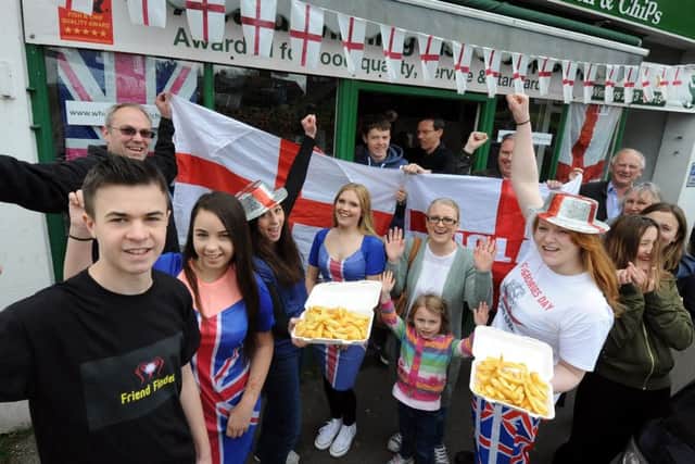 Whistlers fish and chip shop in Westbourne had a charity fun day to raise money for the charity started by Lewis Hine, left Picture: Kate Shemilt
