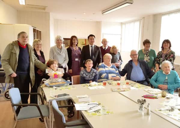 Alan Mak MP with the Emsworth Day Out scheme users and volunteers