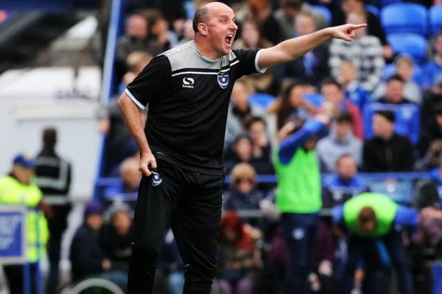 Pompey boss Paul Cook Picture: Joe Pepler