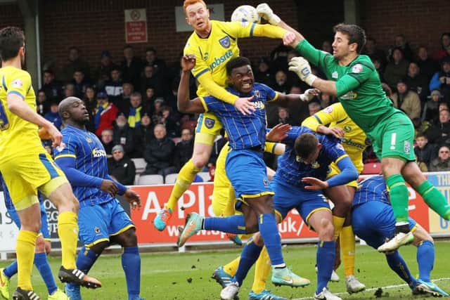 Ryan Taylor netted the winner against the Wombles in 2014