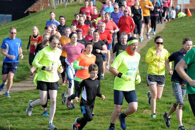 The Fareham parkrun started on Saturday, April 9