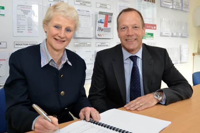 Shelagh Legrave OBE with Grahame Pettit