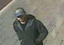 CCTV footage of the man police would like to speak to