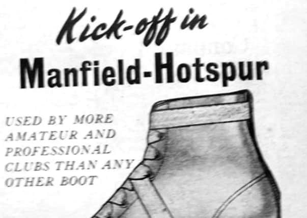 The Mansfield-Hotspur with reinforced toe cap.