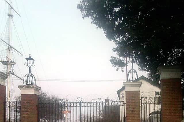 HMS Ganges's former Main Gate.