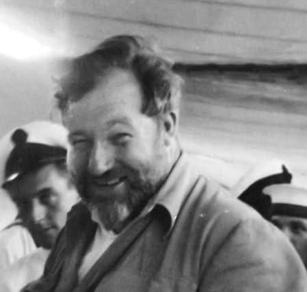 James Robinson Justice on board HMS Sheffield.
