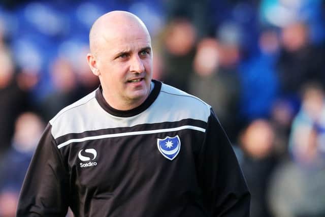 Pompey boss Paul Cook. Picture: Joe Pepler