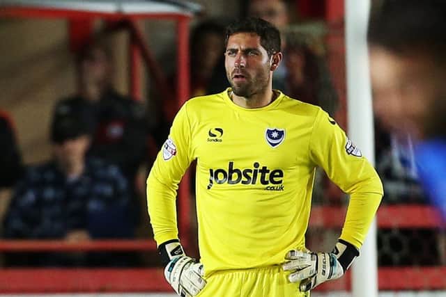 Pompey goalkeeper Paul Jones. Picture: Joe Pepler
