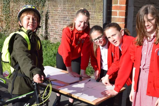Cyclist Summer Creasey logging his journey with BikeItCrew members Heidi Whiting, Tallulah Webb, Daisy Davies and Jazmin Jagger