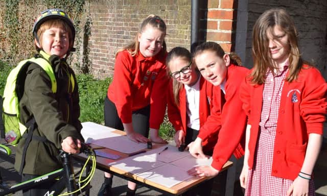 Cyclist Summer Creasey logging his journey with BikeItCrew members Heidi Whiting, Tallulah Webb, Daisy Davies and Jazmin Jagger