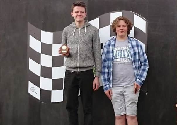 Archie Hayward (15), of Havant, and Tim Troth (15) of Elsted, were first and second in the under 16s class