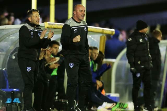 Pompey boss Paul Cook. Picture: Joe Pepler