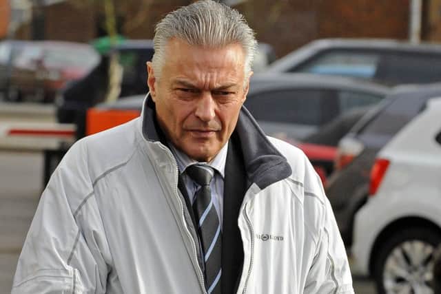 Ian Warren leaving court