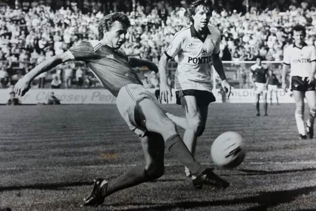 Steve Berry played 31 times for Pompey, scoring three goals before Bobby Campbells arrival at the club signalled the end of the teenage talents all-too-brief Blues career