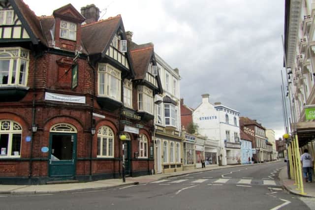 East Street in Havant, where redevelopment is planned