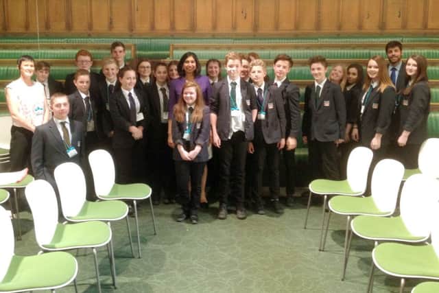 Pupils from Henry Cort visited Parliament