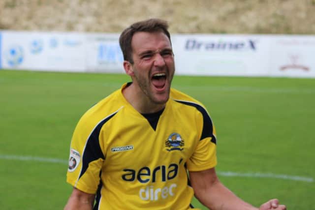 Gosport Borough striker Justin Bennett    Picture: Keith Fuller (KF Photography)