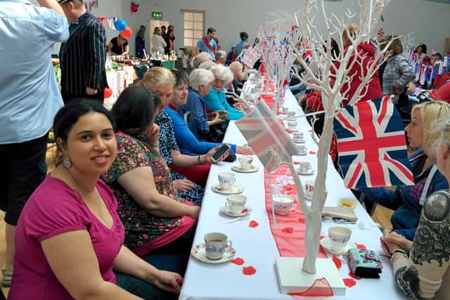Gosport guests enjoying the party