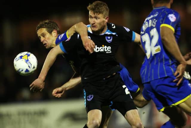 Michael Smith was on the mark against Wimbledon on Tuesday night Picture: Joe Pepler