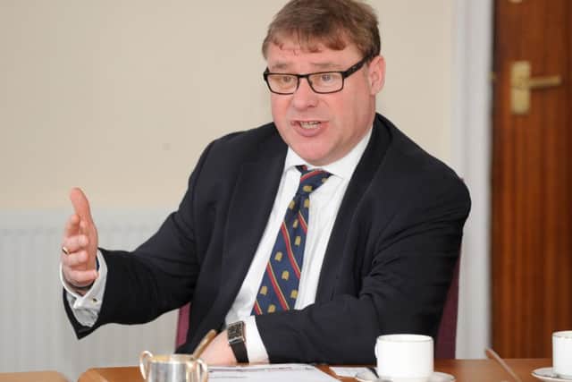 Minister for Portsmouth Mark Francois at The Royal Navy and Royal Marines Charity at HMS Excellent on Whale Island in Portsmouth
Picture: Sarah Standing (160651-5639)