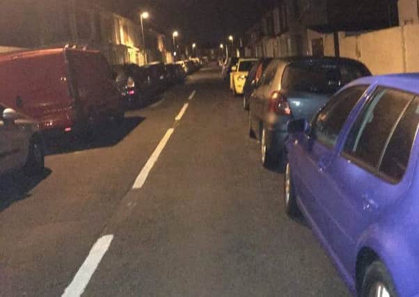 Picture taken by Ivelina Antonova of problems parking in Chichester Road, North End, Portsmouth