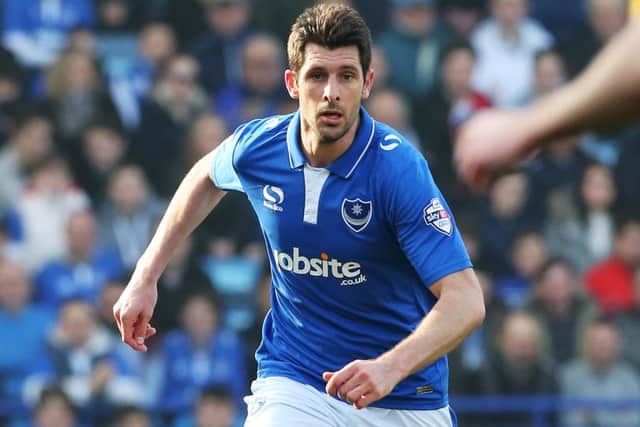 Pompey midfielder Danny Hollands   Picture: Joe Pepler