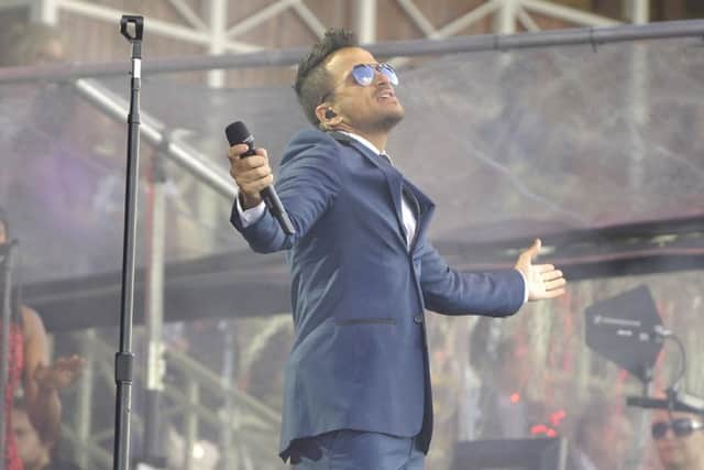 Peter Andre will be one of this weekend's headline acts