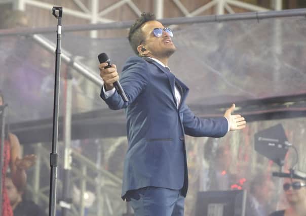 Peter Andre will be one of this weekend's headline acts