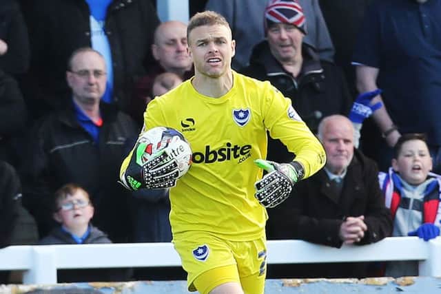 Pompey keeper Brian Murphy Picture: Joe Pepler