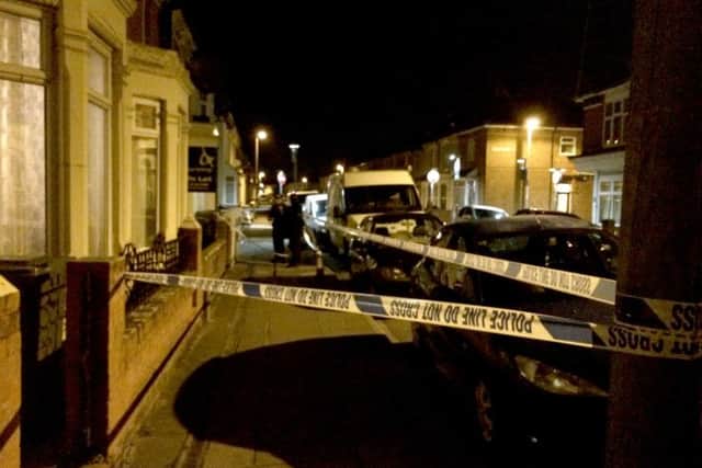 Police cordoned off a section of Shearer Road, Buckland, after a woman suffered 'life-threatening' injuries during an assault on Monday, April 11